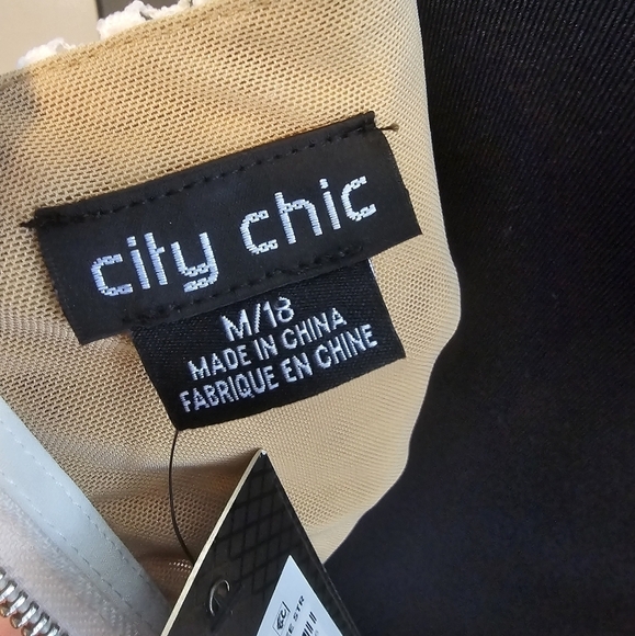 NWT City Chic white lace dress size 18W - Picture 4 of 6